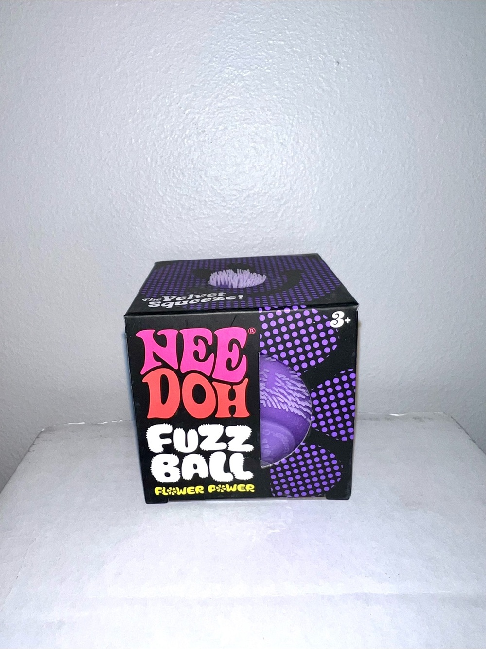 Nee Doh Fuzz Ball Flower Power - Purple